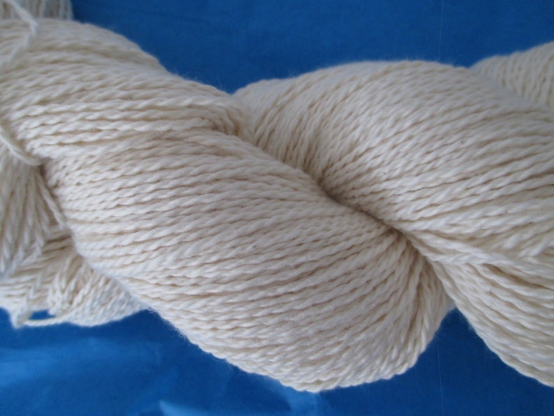 Undyed Organic Cotton Yarn Organic Cotton Yarn Organic Yarn Organic Cotton Sport Yarn DK Yarn Blank Vegan Yarn Undyed Yarn