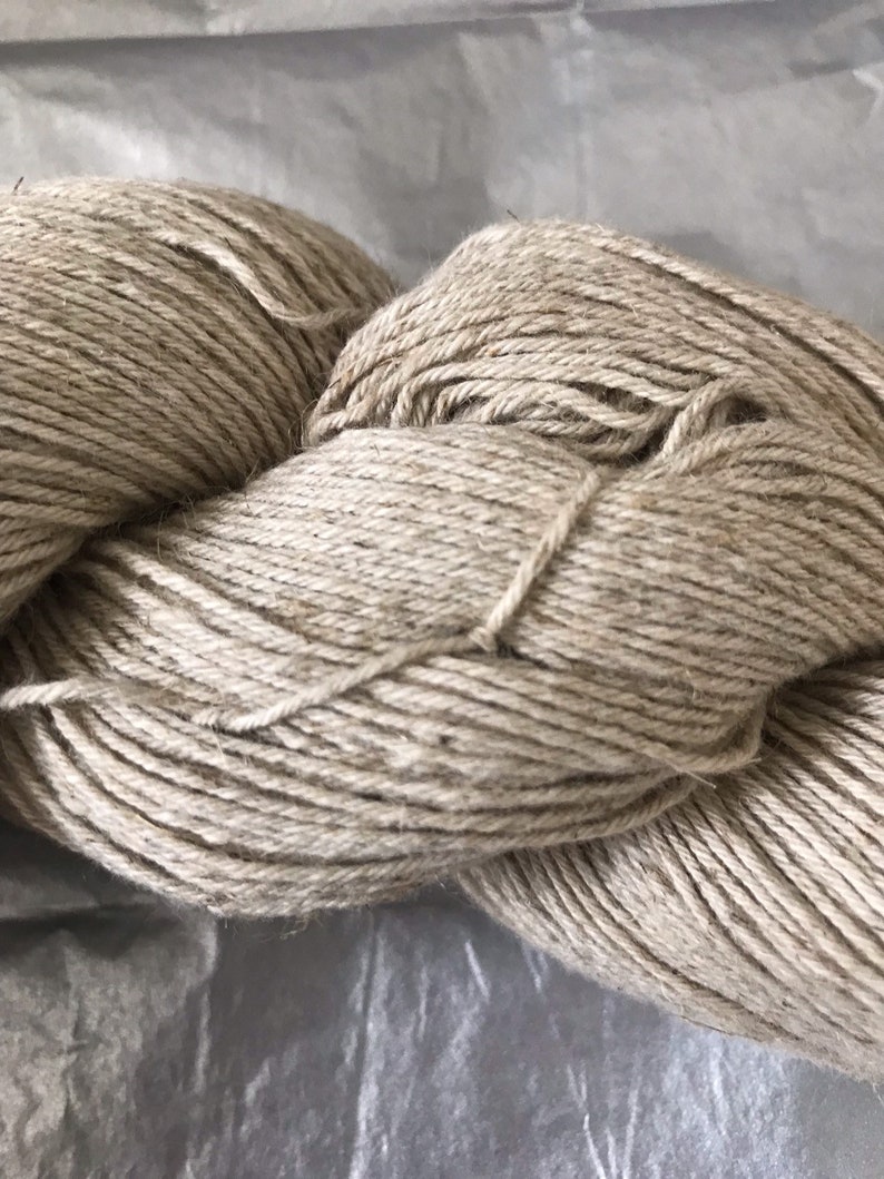 Organic Cotton Linen Yarn Undyed Yarn Fingering Weight Etsy