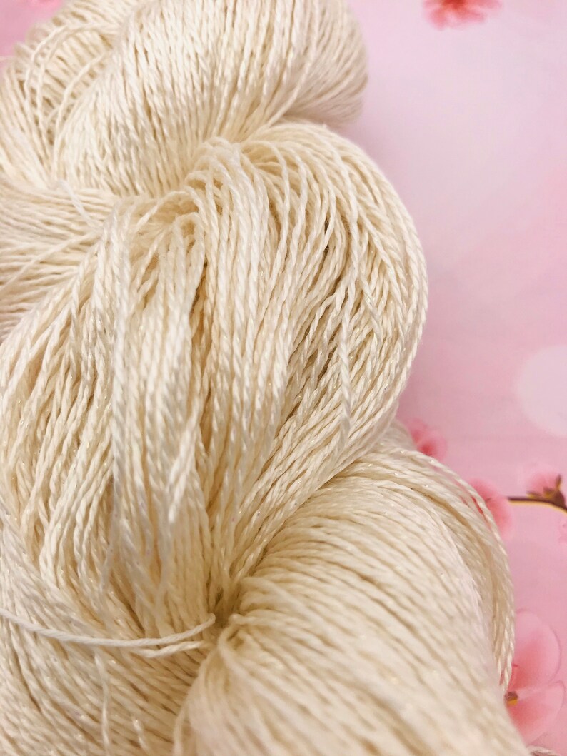 LACE Silk Bamboo Yarn Lace Silk Bamboo Gossamer Undyed Yarn Etsy