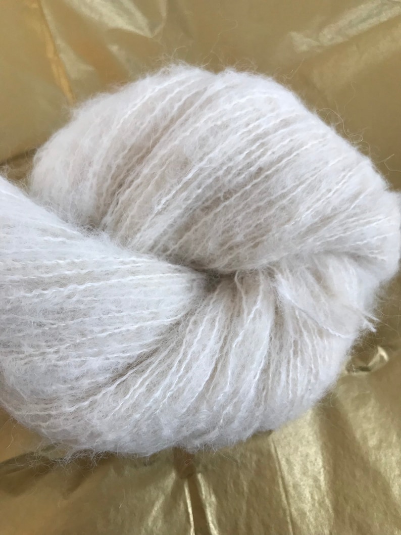 LACE Brushed Alpaca Silk Undyed Yarn Undyed Lace Yarn Alpaca Etsy