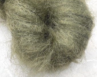 Olive Green WORSTED Weight Premium Mohair Yarn 1.75 Oz 109 Yards for Knitting Weaving & Crochet