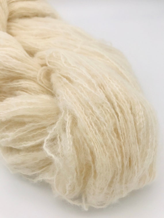 Fingering Brushed Alpaca Merino Cotton Undyed Yarn Base, Undyed Fingering  Weight Yarn 