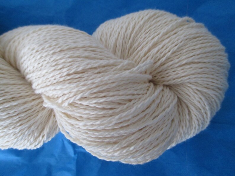 Undyed Organic Cotton Yarn Organic Cotton Yarn Organic Yarn Organic Cotton Sport Yarn DK Yarn Blank Vegan Yarn Undyed Yarn