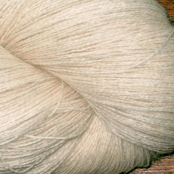 LACE Alpaca Lace Weight  Superfine Gossamer Undyed Yarn Dye Your Own