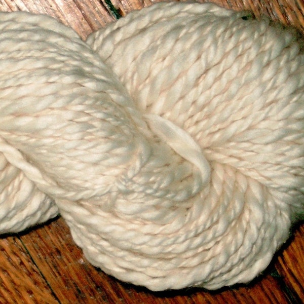 WORSTED Organic Cotton Worsted Weight Natural Undyed Yarn