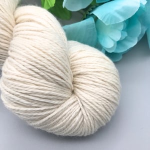 SPORT Organic Merino Wool Undyed Yarn Blank, Non Superwash Natural Eco Friendly SUSTAINABLE Organic Yarn