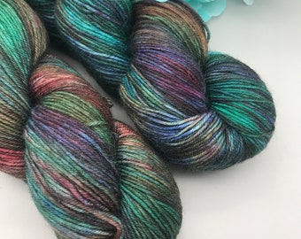 Knitpro Terra Color Symfonie Garn – 100 G / Ca. 380 M, 75% Merino, 25% Polyamid, Maschinenwaschbar, Farbe: Tropical Seascape