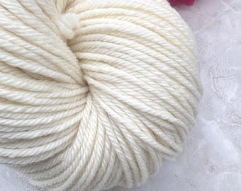 ARAN Untreated Merino Wool Undyed Yarn Base Blank Non Superwash
