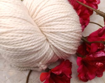 SPORT Superwash Merino Tussah Silk 50/50 Undyed Yarn Base Blank