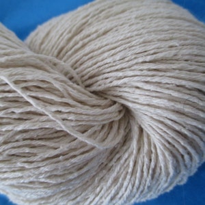 SPORT Silk Noil Yarn, Undyed Yarn, Silk yarn, Raw Bourette Silk Yarn, Natural Rustic Silk Yarn, Eco Friendly Yarn Tsumugi Silk Mulbury