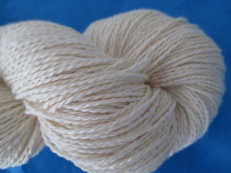 Undyed Organic Cotton Yarn Organic Cotton Yarn Organic Yarn Organic Cotton Sport Yarn DK Yarn Blank Vegan Yarn Undyed Yarn