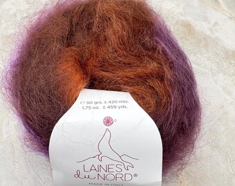 Poema Mohair LACE Kid Mohair Silk Gradient Ombre Yarn by Laines du Nord #6