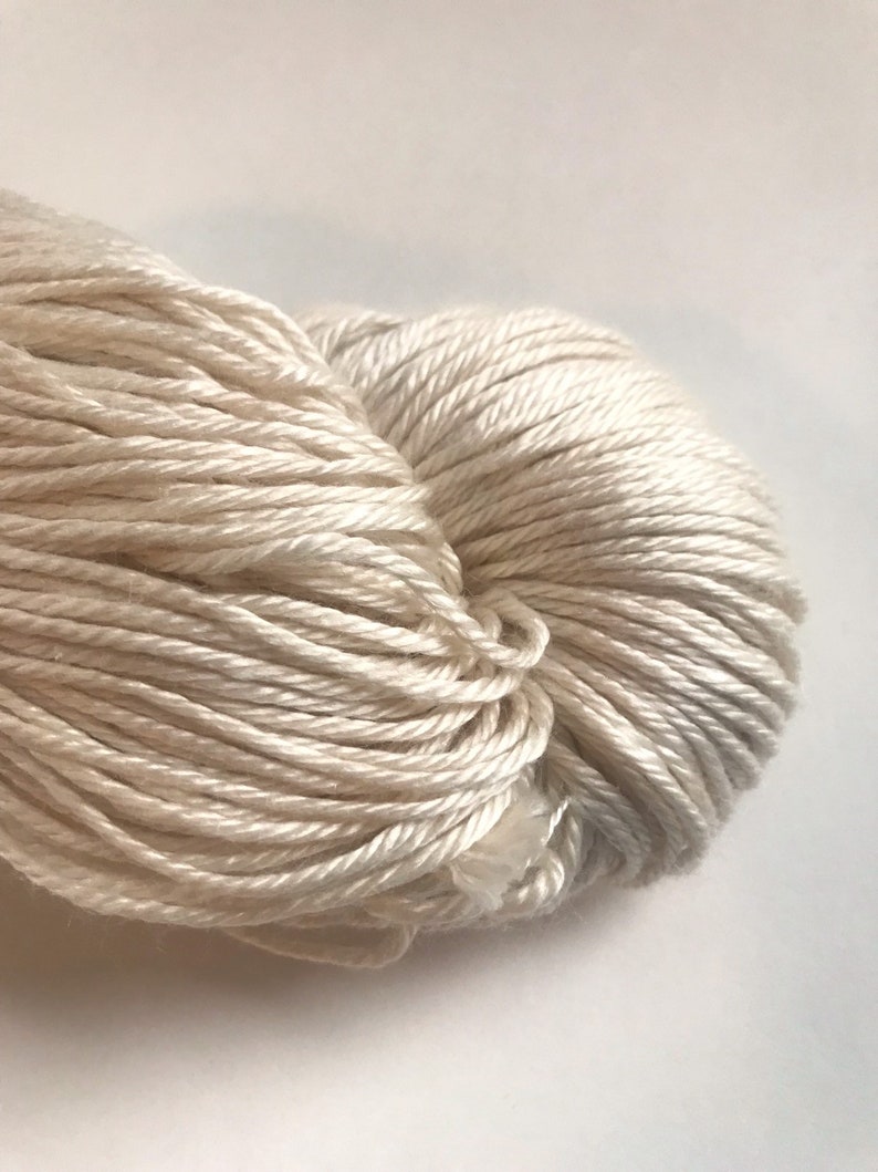 Worsted Merino Silk Sea Cell Yarn Undyed Seacell Worsted Yarn Etsy