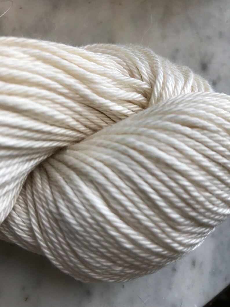 DK Pima Cotton Undyed Yarn Undyed Natural DK Weight Cotton Etsy
