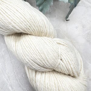 DK Natural Ivory Alpaca Undyed Yarn Blank Base