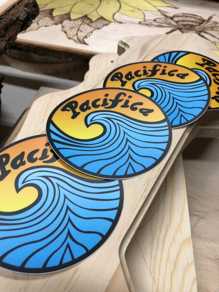 Profica Sticker Pacifica Sticker, Laptop and Bottle Decal - Etsy