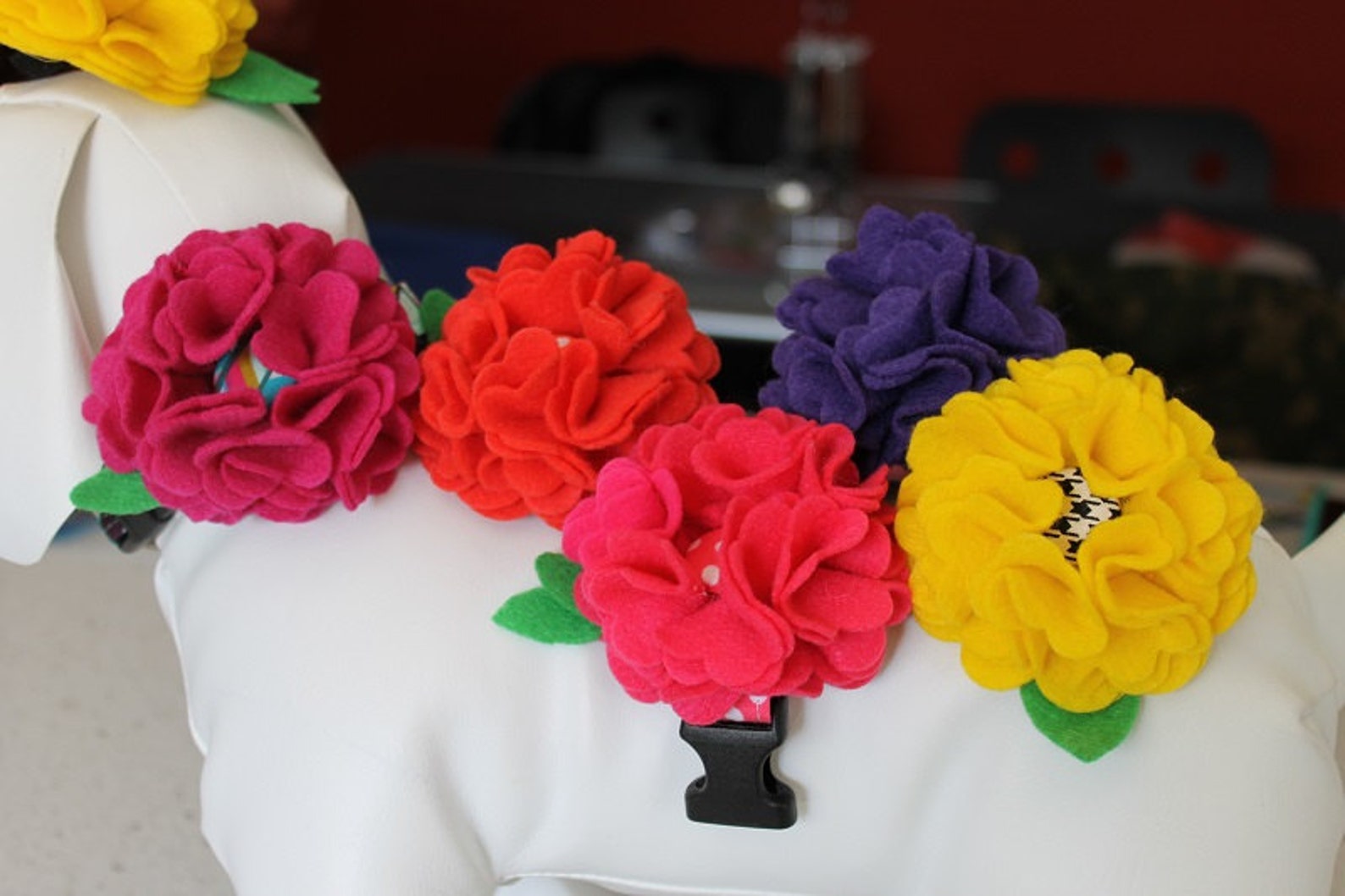 Dog Collar Flowerflower for Dog Collar Flowers for Dog Etsy