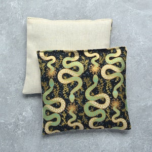 Gilded Snakes Black and Gold Lavender Sachet Bundle Natural Gift image 3