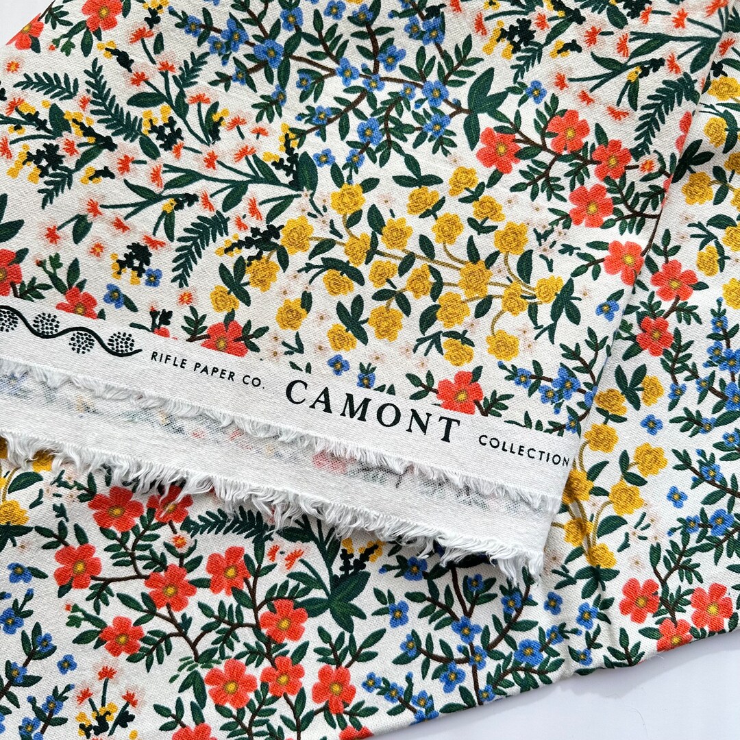 DESTASH Rifle Paper Co. Camont Floral English Garden Roses Canvas ...
