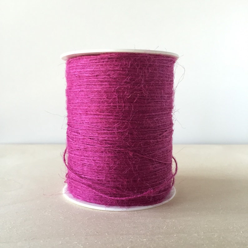 Bright Purple Jute Twine 20 Yards in Grape Vibrant Twine for Etsy