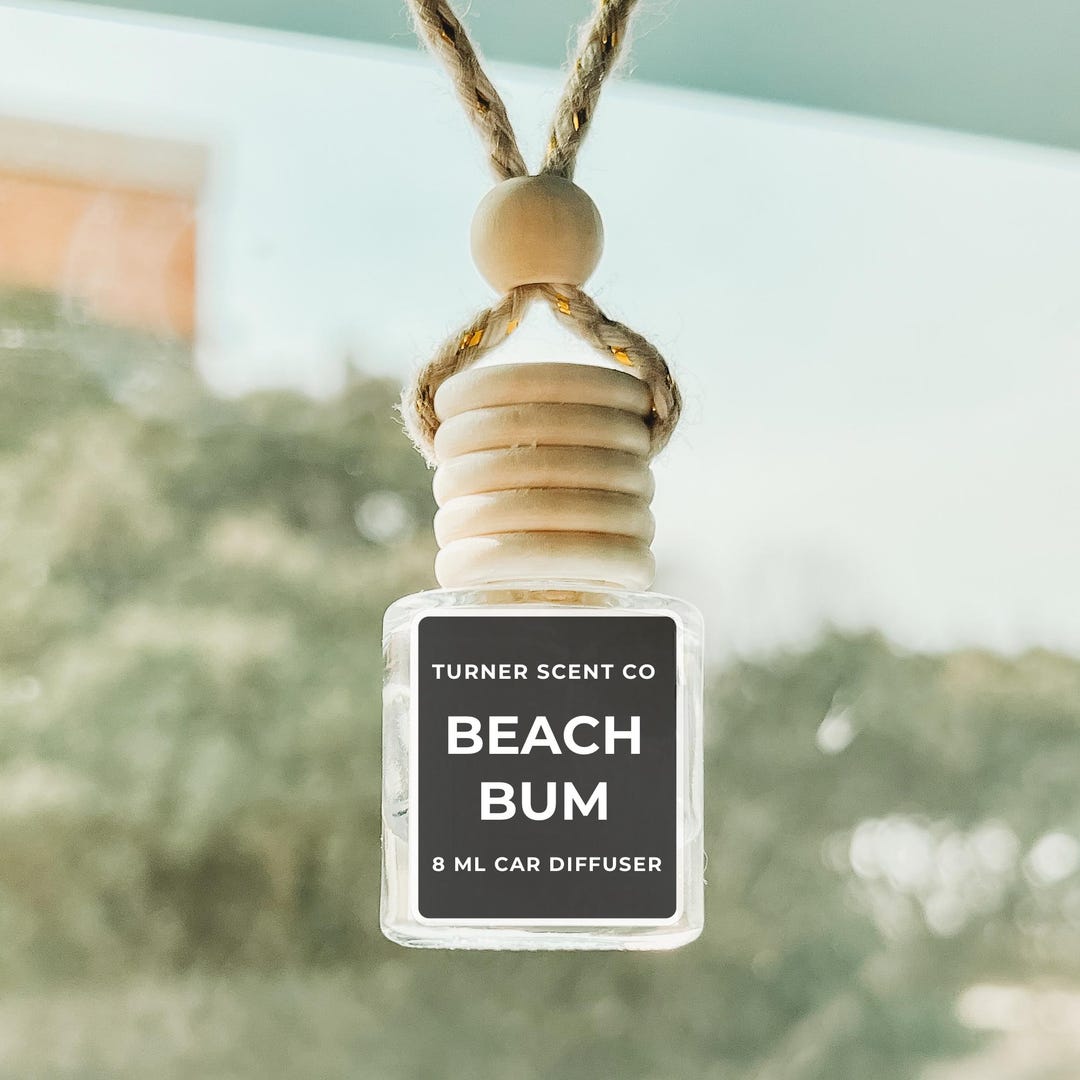 Hanging Car Diffuser: 8 ML Glass Air Freshener - Etsy