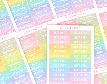 Header Titles & Strips