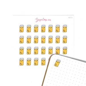 Leuke kawaii pil fles geneeskunde bujo planner stickers | Recept Apotheek Herinnering Dokter Meds Tabletten Navulling Gezondheid HAF5