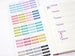 Days of The Week Planner Stickers, 28 Week Days Banner Stickers for Bullet Journals, Planners, Journals, Calendars, DAY22 