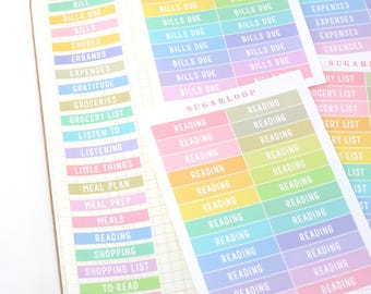 Header Titles & Strips
