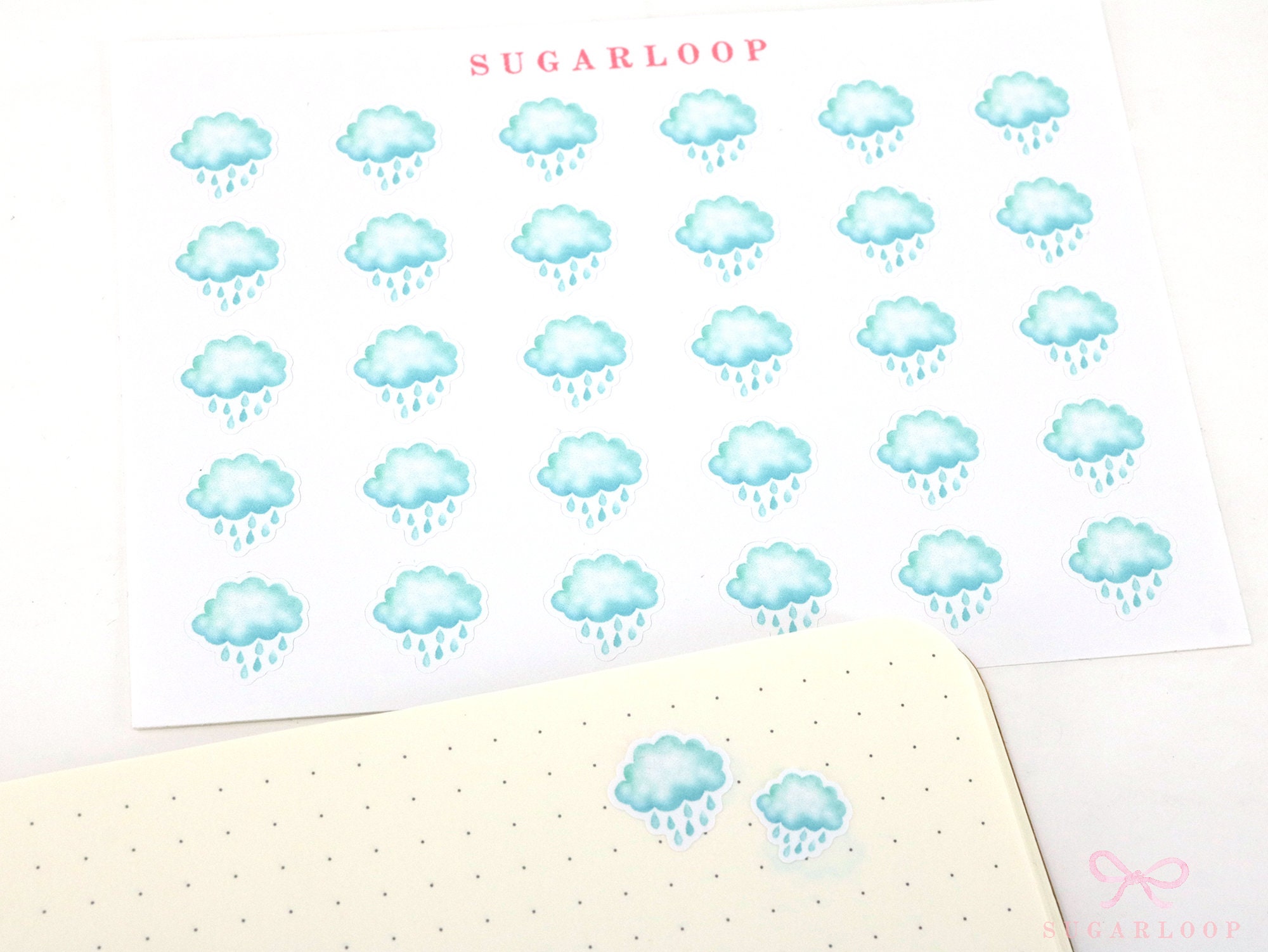 Bujo journal calendar months gray stickersheet Sticker for Sale by  Between-clouds