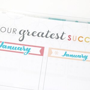 Months of The Year Planner Bujo Planner Stickers: 1.5 38mm 2 50 mm 16 Colors Hand Lettered Script Monthly MOS3 image 8