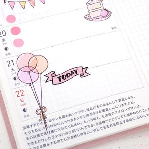 Today Banner Planner and Journal Stickers: Pastel, Journaling Labels, Work, Hobo image 13