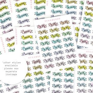 Today Banner Planner and Journal Stickers: Pastel, Journaling Labels, Work, Hobo image 14
