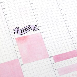 Today Banner Planner and Journal Stickers: Pastel, Journaling Labels, Work, Hobo image 10
