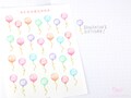 Cute Watercolor Balloons Reminder Stickers for Planners, Bullet Journals, Calendars and Diaries | Checklists, Tasks, To Do CLB4 product logo