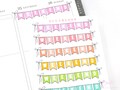 Weekend Bunting Planner and Journal Stickers: Vertical Planning product logo