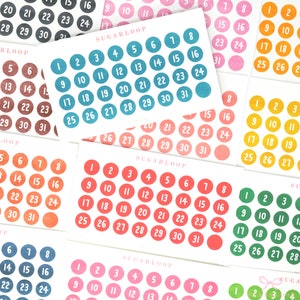 Kawaii Watercolor Planner and Journal Stickers: Hobo, Hon, Undated, Re-date