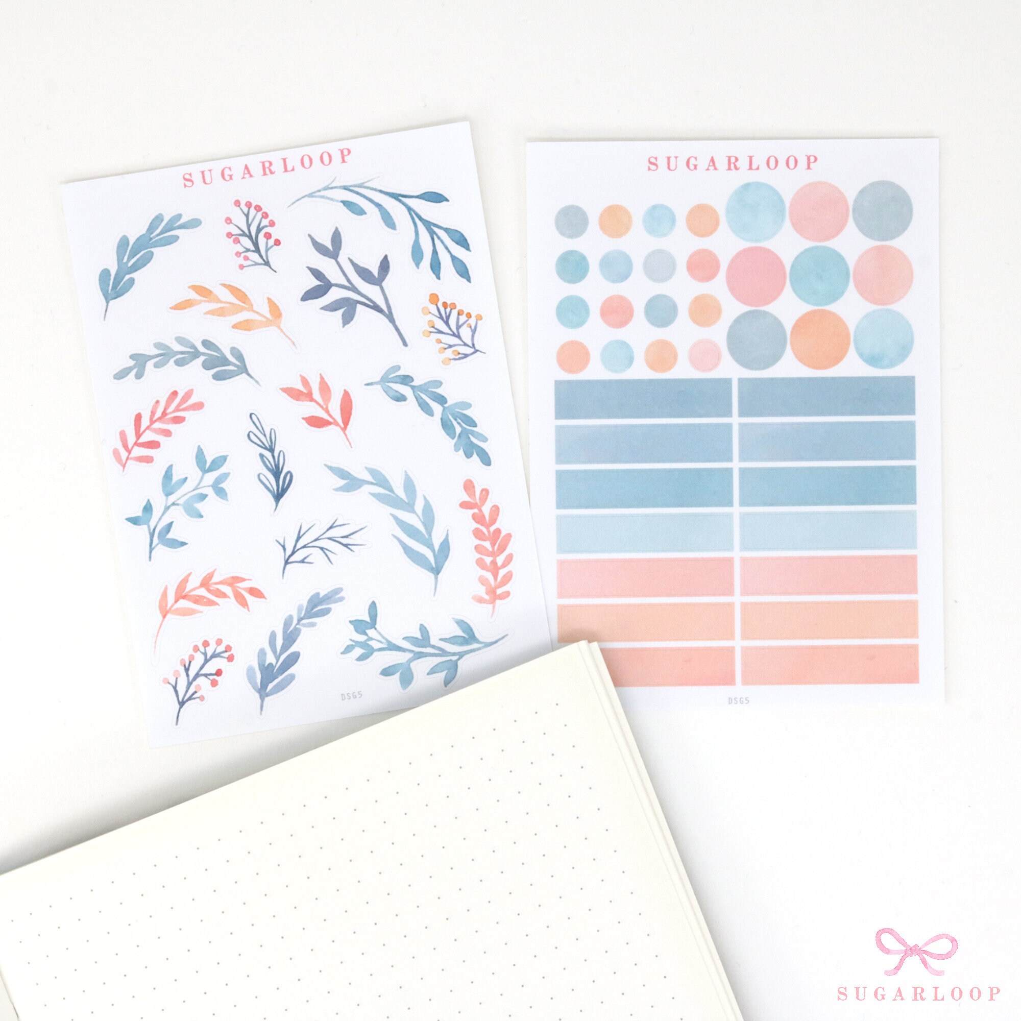 Small Script Month Planner Stickers, Monthly Stickers for Planners