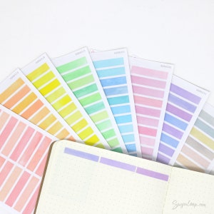Bujo Planner Sticker: 0.25"(6 mm) |
