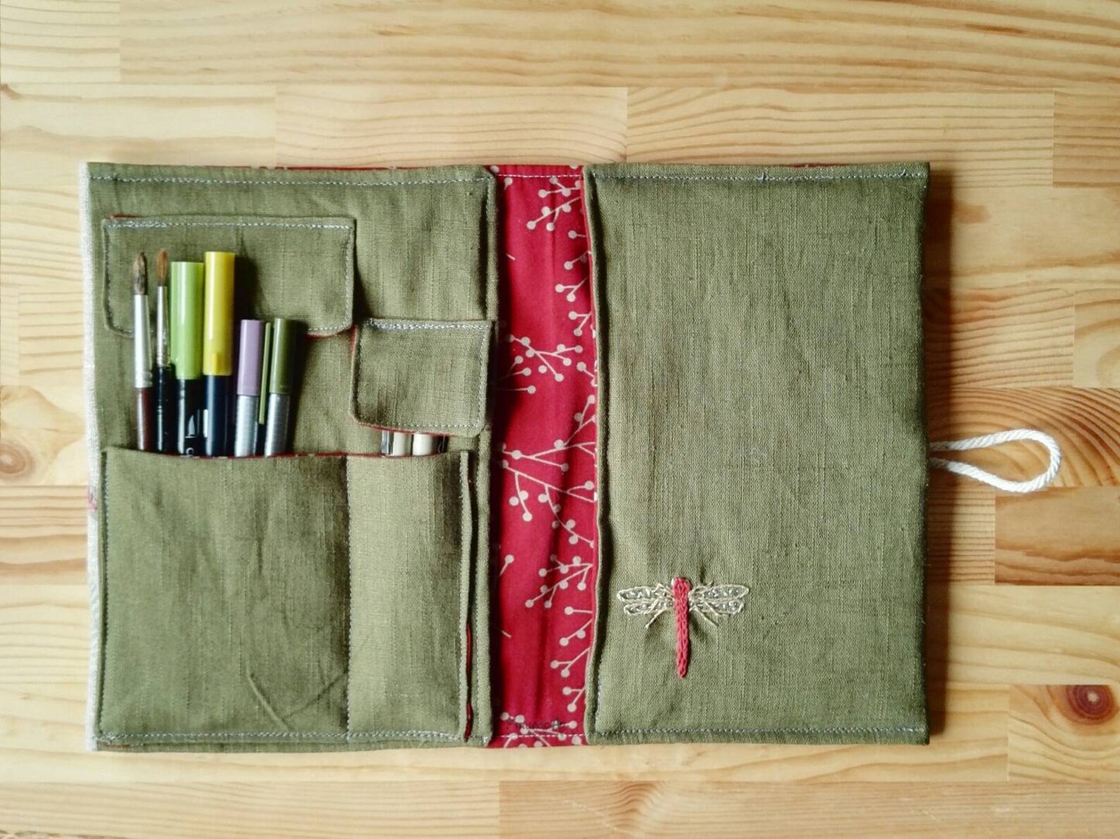 Custom Made Art Case Sketchbook Case Art Book Cover Drawing Etsy