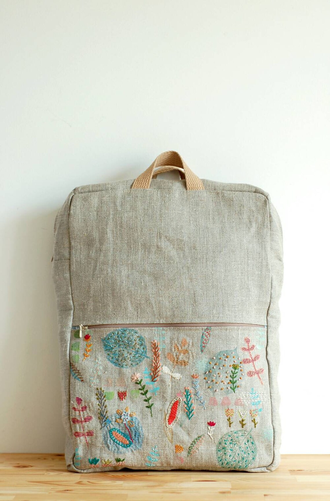 Custom made large adult backpack complex design painted and Etsy