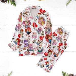 I Love Lucy Pajamas Etsy
