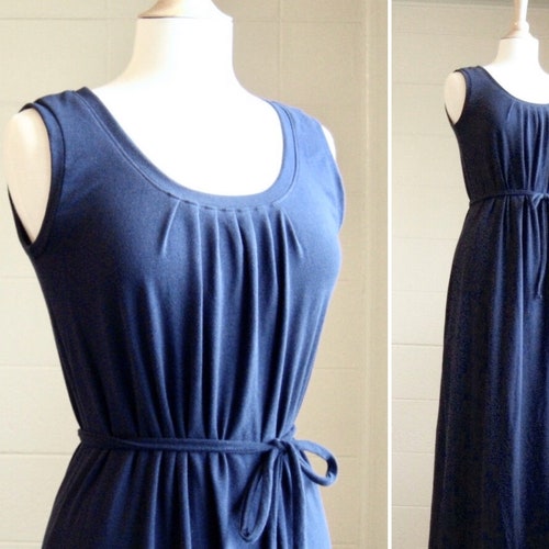 TANK MAXI DRESS (NAVY)