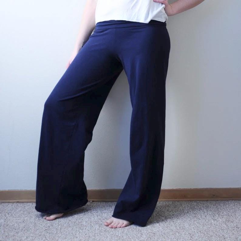 Navy Flare Pant - Etsy Navy Flare Pant - Etsy