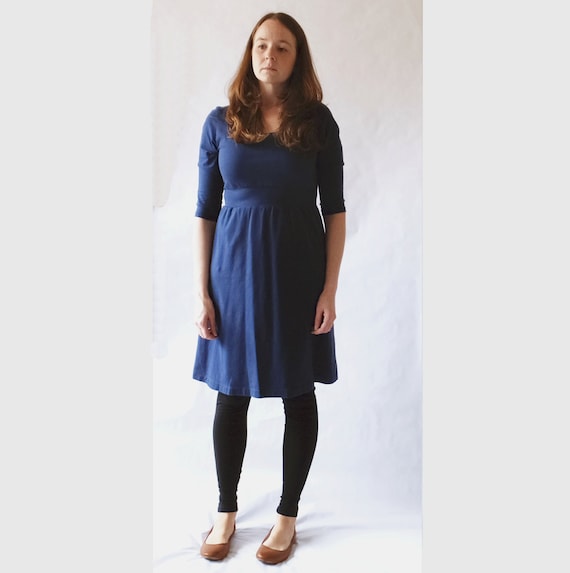 Knee length empire clearance waist dress