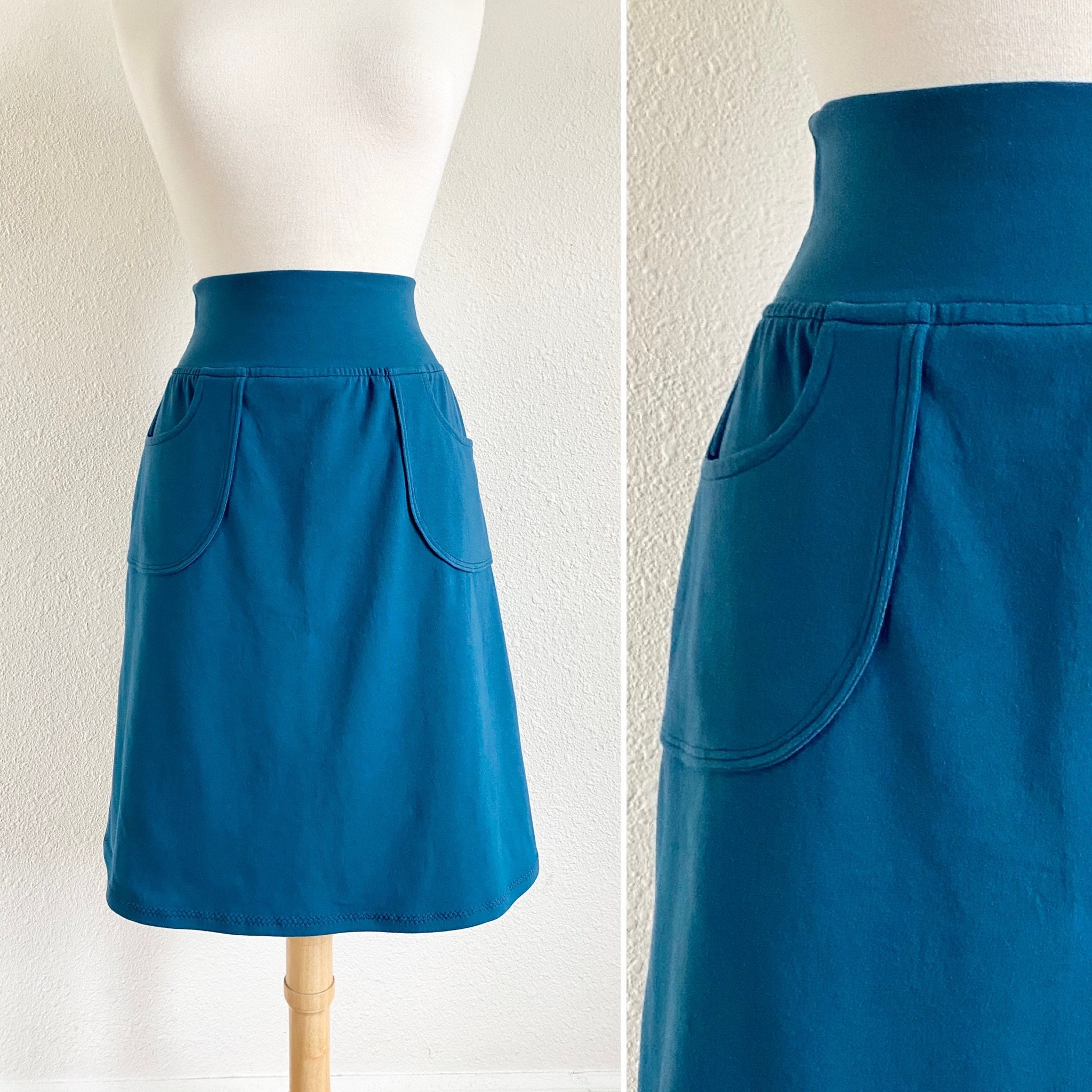 Jersey Knit Skirt - Etsy