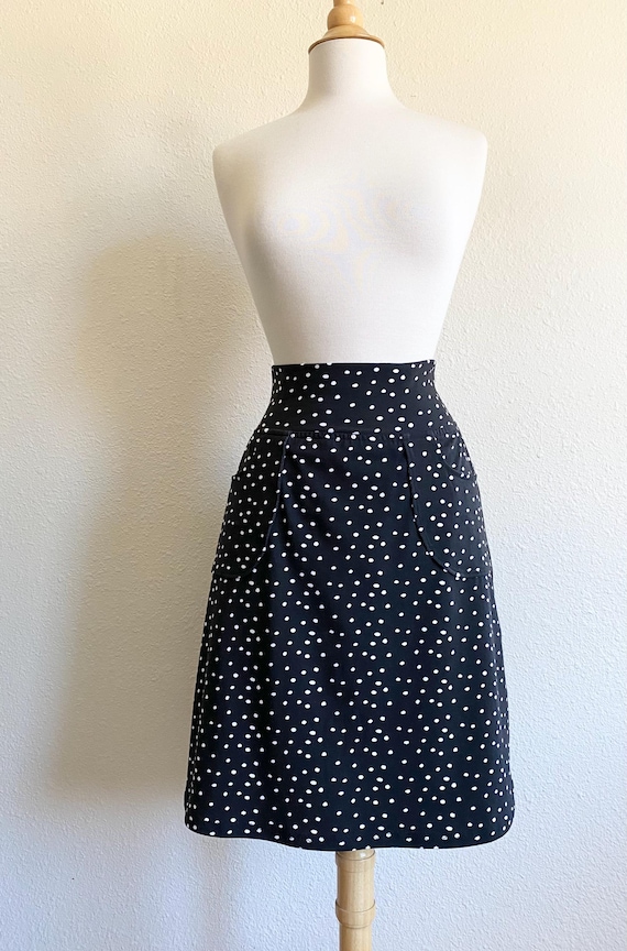 Cotton knit skirt knee length hotsell