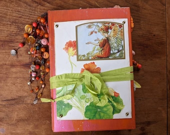 Orange Mountain Ash Fairy - Handmade Artisan Journal