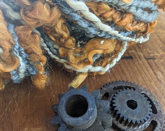 Age of Rust and Glitz - Handspun Art Yarn