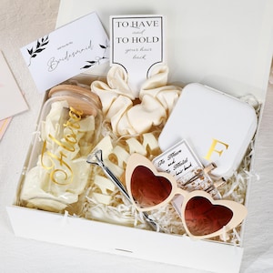 Bridesmaid Proposal with Jewelry Box,Will You Be My Bridesmaid Gift Box Set,Personalized Bridesmaid Gifts,Coffee Glasses Bridesmaid Box Set
